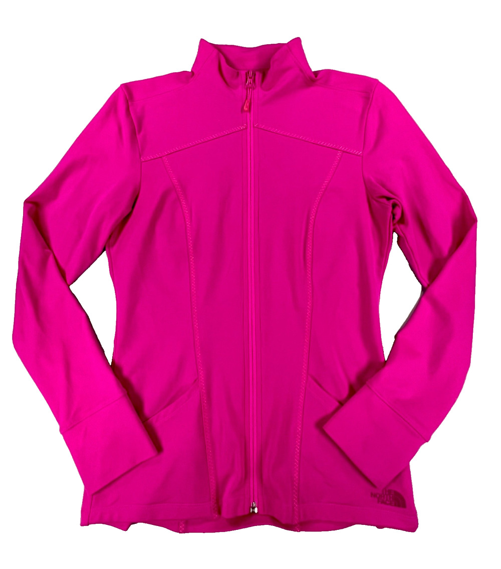North Face Tadasana VPR Full Zip Jacket in Hot Pink / Magenta (Women's S)